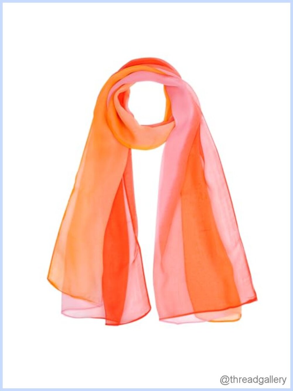 Lightweight Sheer Chiffon Long Scarf Shawl Wrap for Women